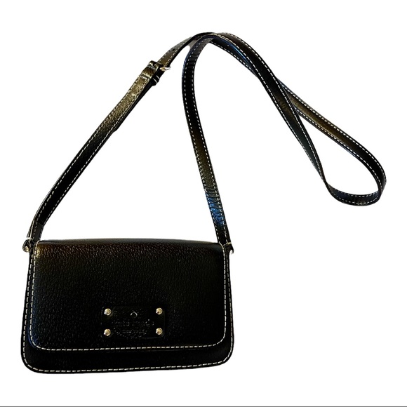kate spade Bags Kate Spade Black Leather Mini Crossbody Bag Poshmark